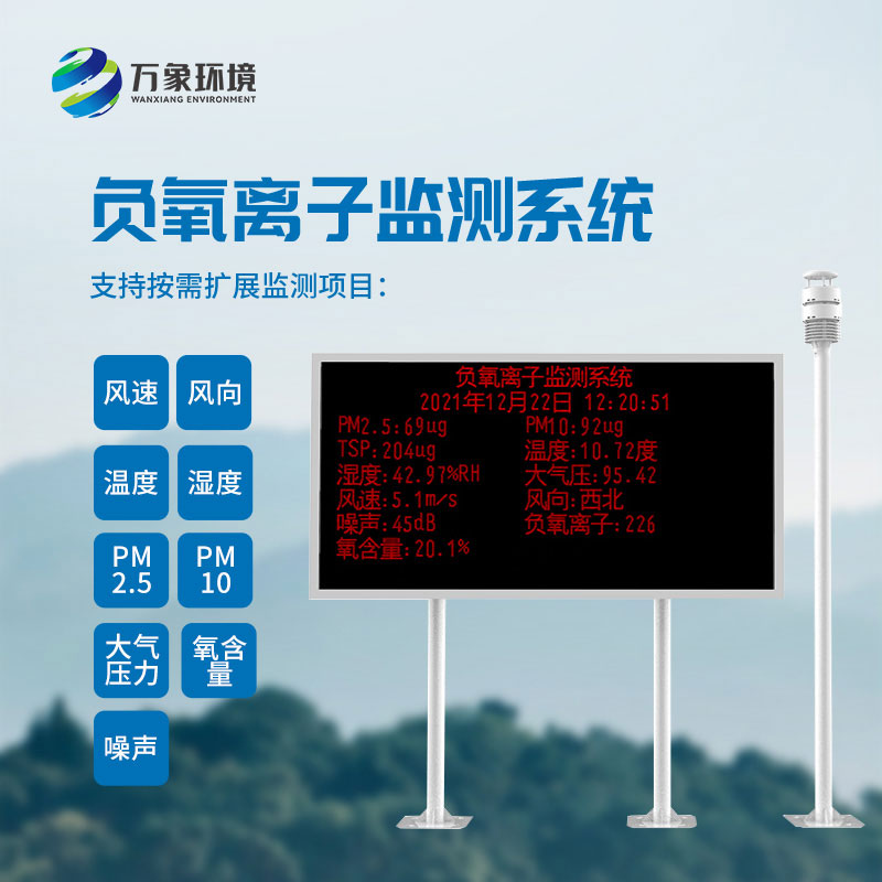 ??負氧離子自動監(jiān)測站安裝的重要意義