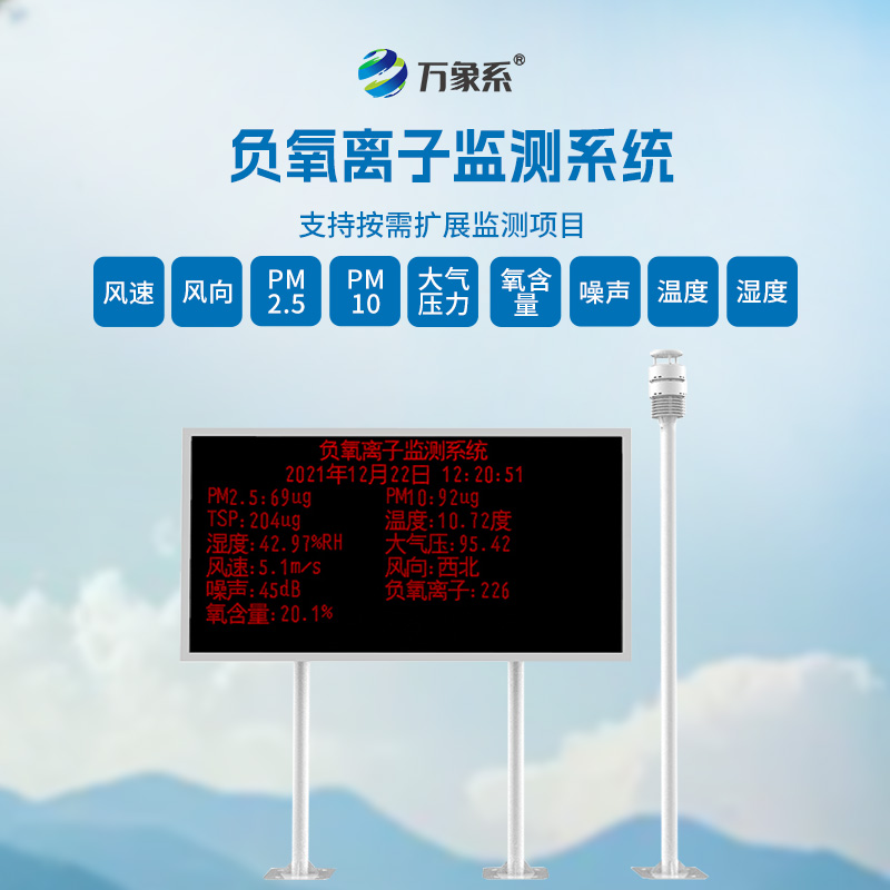 ??大氣負氧離子監測系統：空氣質量的“活力檢測師”